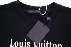 L's Alphabet Print Sweatshirt (Black)