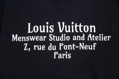 L's Alphabet Print Sweatshirt (Black)