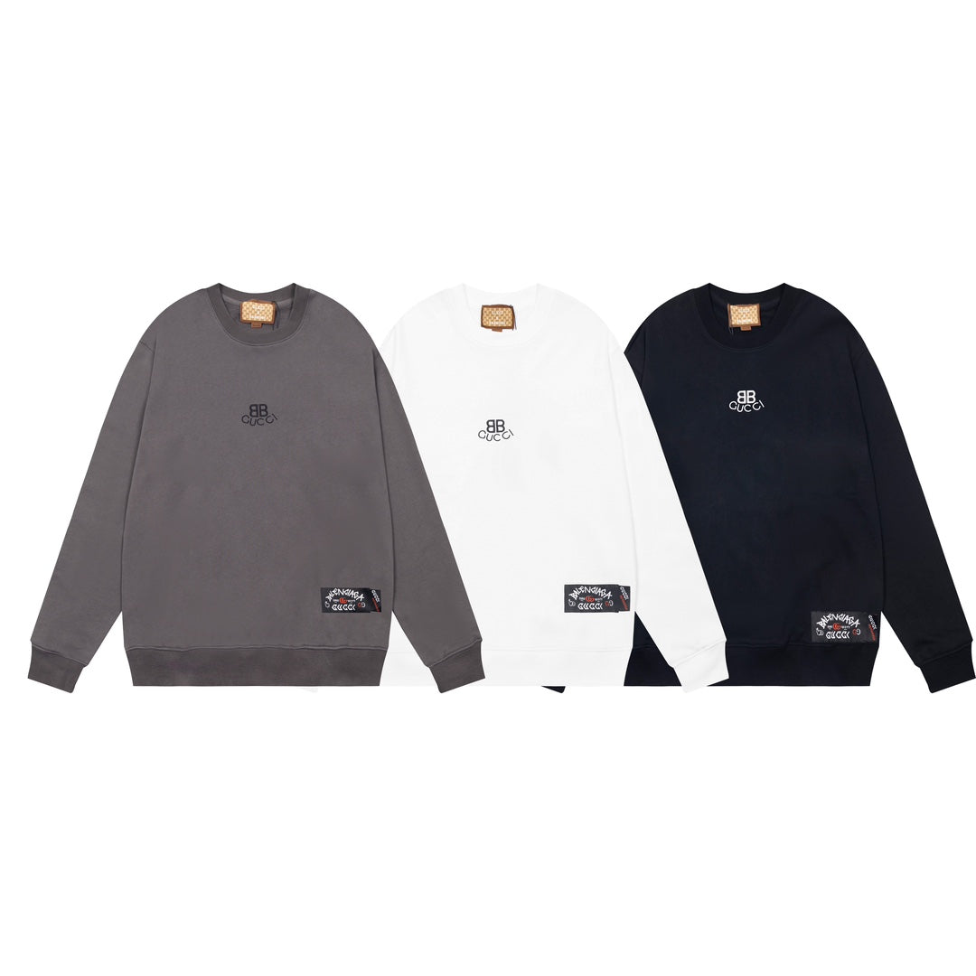 Joint Embroidered Print Sweatshirt