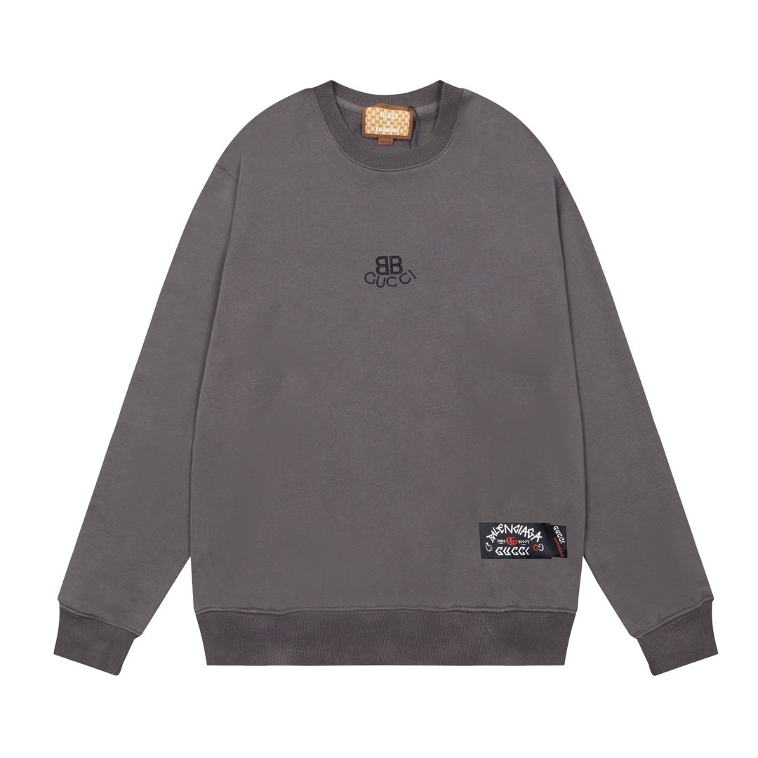Joint Embroidered Print Sweatshirt