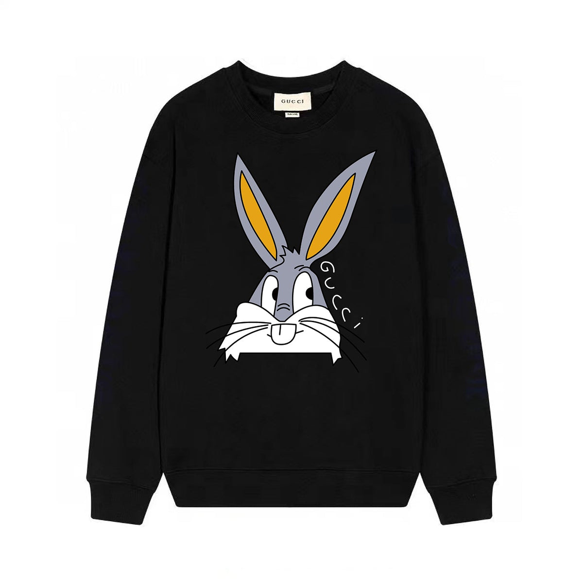 G's Bunny Cartton Rabbit Head Print Sweatshirt