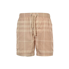 Striped Plaid Beach Shorts