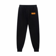 Blue Bear Print Casual Pants
